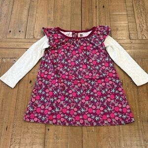Tea collection long sleeve floral dress